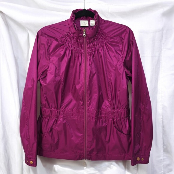 EP Pro Golf Jacket Windbreaker‎ Full Zip Lightweight Woman Medium Purple Outwear - Picture 1 of 12